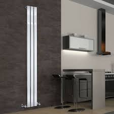 Hudson Reed Design Heizkorper Vertikal Chrom 321 Watt 1800mm X 255mm Delta Med Bilder
