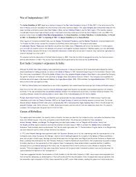 DOC) WAR OF INDEPENDENCE - 1857 | Agha Waqas Khan - Academia.edu