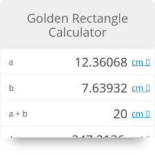Golden Rectangle Calculator Omni Math Calculator Calculator Rectangle