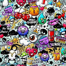 Doodle art adalah seni desain bebas berupa coretan dan goresan gambar yang unik. Gambar Doodle Doraemon Dengan