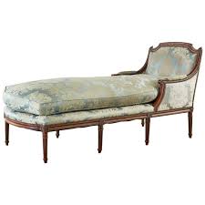 Fabric chaise sectional sofa, created for macy's. 19th Century French Louis Xvi Style Chaise Lounge Daybed For Sale At 1stdibs