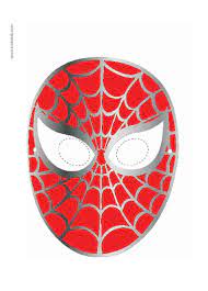 Printable Spiderman Mask Spiderman Mask Mask For Kids Printable Masks