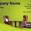 Get furniture personalized business cards or make your own from scratch! 1