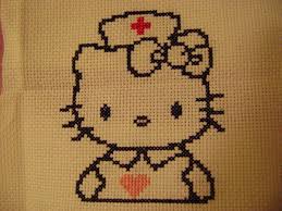 Discover thousands of more patterns to print online instantly at crosstitch.com. Hello Kitty Nurse By Teresa Roy Guillen Cross Stitching Cross Stitch Cross Stitch Embroidery