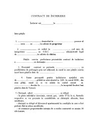 Contract De Inchiriere Persoana Fizica Firma
