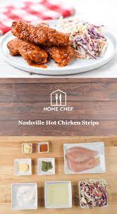 Nashville Hot Chicken Strips With Remoulade Slaw Recipe Homechef Recipes Nashville Hot Chicken Hello Fresh Recipes