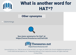 Synonyms For Hat Thesaurus Net