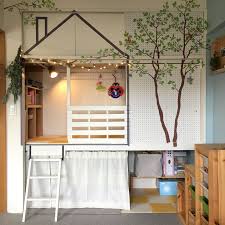 部屋全体 ままごとキッチン 子供部屋 キッズスペース カフェ風 などのインテリア実例 2015 04 21 12 24 47 roomclip ルームクリップ 子供部屋 インテリア インテリア 収納