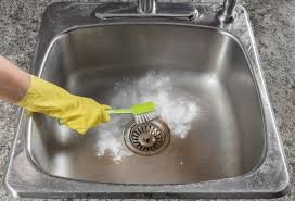how to deep clean your kitchen sink