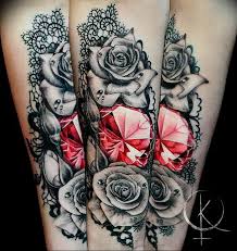 The diamond is known to be one of the hardest and strongest materials in the world so for a relationship, the diamond represents a bond that cannot be broken. Photo Tattoo Diamond Ot 08 09 2018 042 Drawing Example Tattoovalue Net Tattoovalue Net