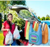 Custom Printed T-Shirt Bags | Thank You Plastic Shopping Bag