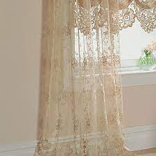 Jcp Home Shari Lace Rod Pocket Panel Jcpenney Curtains Panel Curtains Rod Pocket Panel