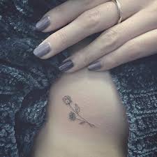 In fact, there is an abundance of great underarm, thigh, wrist and ankle image ideas which can be created with or without a ring or hoop tattoos. Tiny Side Boob Tattoos Popsugar Beauty