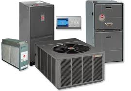 It contains a compressor to circulate refrigerant. Rheem Air Conditioners