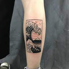 The Great Wave Of Kanagawa Tattoo By J At Hidden Moon Tattoo Melbourne The Great Wave Of Kanagawa Tattoo Great Wave Of Kanagawa Tattoo Kanagawa Tattoo