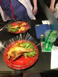 Different dishes vary in pricing and in the buffs they yield. Chicken Ala Primrose From The Octopath Traveler Themed Menu Alongside A Green Health Tonic Picture Of Square Enix Cafe Chiyoda Tripadvisor