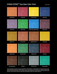 Elite Crete Systems Colour Charts