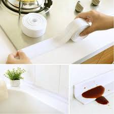 Our flexible moulding cuts just like wood, but it costs way less than radius wood millwork; Pvc Waterproof Bath Wall Sealing Strip Self Adhesive Kitchen Sink Basin Edge Trim Tape For Bathtub Bathroom Shower Toilet Kitchen 22mmx3 2m Walmart Com Walmart Com