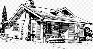 Creating an arts & crafts style home. Bungalow Drawing House Clip Art Png 2400x1278px Bungalow Black And White Building Cottage Drawing Download Free