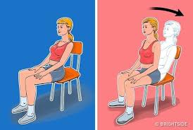 7 Exercises For A Flat Belly And A Thin Waist You Can Even Do While Sitting In A Chair Thin Waist Exercise While Sitting Belly Workout