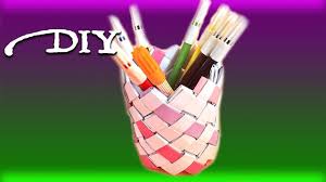 Origami Kalemlik Yapa Ma 4 Kaaÿa Ttan Kalemlik Youtube Origami Youtube Kalemlik