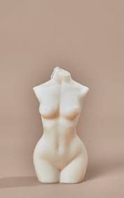 Every body shaped candle is handcrafted for each and every you with lots of love and patience. Belle Nous White Female Body Candle Prettylittlething