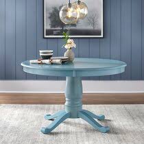 We have a table to fit any size room as well as multiple styles, finishes and sizes. Coastal Round Kitchen Dining Tables You Ll Love In 2021 Wayfair