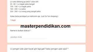 Academia.edu is a platform for academics to share research papers. Ujian Tes Kepekaan Google From Docs Terbaru 2020 Masterpendidikan Com