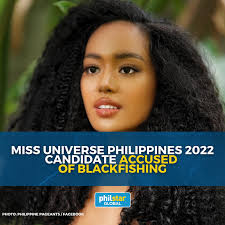 Shaira Aliyah Diaz of San Pablo, Laguna is accused of blackfishing. The  term is a word used to point out someone who's pretending to be black or a  mixed race mulatto. READ: