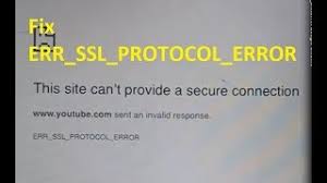 This can be quickly diagnosed by testing the given site on different devices. How To Fix This Site Can T Provide A Secure Connection Err Ssl Protocol Error In Google Chrome Youtube