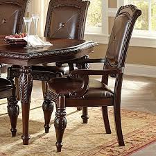 The 4 white dining chairs and 2 arm dining chairs feature plush upholstered seats for comfort along with a wood framed lattice back design. Antoinette Arm Chair Set Of 2 Steve Silver Furniture 1 Reviews Furniture Cart