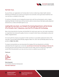 Use the same setup, fonts, and margins. Corporate Health Announcement Letterhead Template