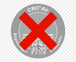 La vignette crit'air (certificat qualité de l'air) indique le niveau de pollution du véhicule. No Crit Air Vignette France Vignette Crit Air 3 Hd Png Download 600x600 570797 Pngfind