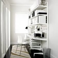 Standing desks desks for home desks for office children's desks desks for gaming laptop tables desk & chair sets. White Elfa Decor Freestanding Office The Container Store