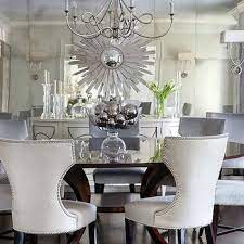 They will add a stylish touch to complete the ambiance of your room. Circles Mirrors Contemporary Dining Room