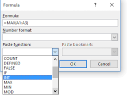 To insert a formula, do the following: How To Create And Use Formulas In Tables In Word
