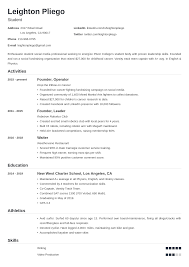 You need to write a curriculum vitae for job applications, but where do you start? College Application Resume Template For High School Students