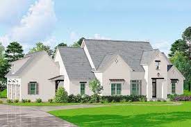 Plan 510051wdy Beautiful 4 Bedroom Transitional Acadian House Plan With Keeping Room Acadian House Plans French Country House Plans House Plans With Keeping Room
