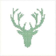 Cross Stitch Deer Antler Embroidery Machine Design 4x4 Etsy 4x4 Antler C Machine Embroidery Designs Cross Stitch Embroidery Animal Cross Stitch Patterns