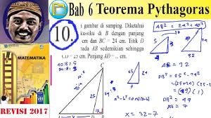 Berilah tanda silang (x) pada huruf a, b, c atau d di depan jawaban yang paling benar ! Teorema Pythagoras Matematika Kelas 8 Bse K13 Rev 2017 Lat 3 1 No 10 Soal Pengayaan Youtube
