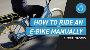 We guarantee it will put a smile on your face! How To Ride An E Bike Manually Electric Bike Basics Youtube