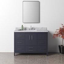 Whether you have a small powder. Modern 46 50 Bathroom Vanities Allmodern