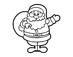 Dibujos Para Colorear De Papa Noel