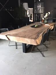 Pin By Helga Gruber On Garten Wood Slab Dining Table Slab Dining Tables Dining Room Table