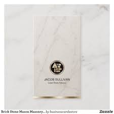 Brick Stone Mason Masonry Construction Business Card Zazzle Com Construction Business Cards Brick And Stone Masonry Construction