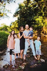 Family Session At The Creek Family Of 6 Andra Travis Photography Family Portrait Poses Family Picture Poses Photography Poses Family