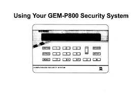 Gem P800 User Manual Microtec Security Systems Manualzz