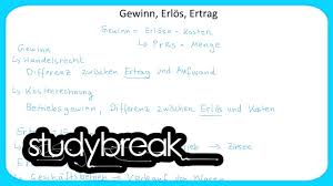 Check spelling or type a new query. Gewinn Erlos Ertrag Grundbegriffe Der Wirtschaftslehre Youtube