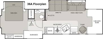 36 ft 3 in king bed | outdoor entertainment | outdoor kitchen: Four Winds Kodiak Class C Roaming Times