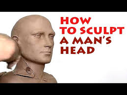 How to sculpt a man’s head? Alexander Cherkov demonstrates male head  sculpture of clay